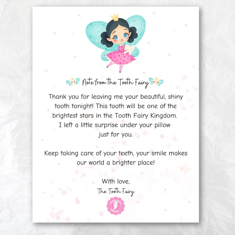 Tooth Fairy Tooth Fairy Letter Tooth Fairy Gift Cute Tooth Fairy tooth-fairy-tooth-fairy-letter-tooth-fairy-gift-cute-tooth-fairy