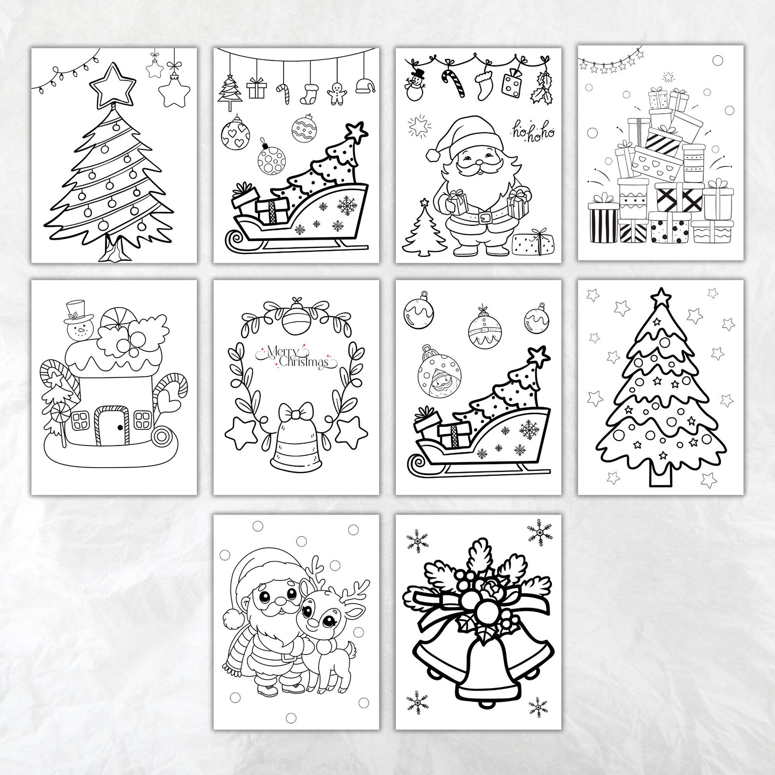 20 Christmas Coloring Pages for Kids – Printable Holiday Activity ...