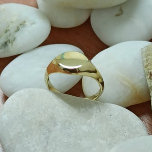 Anillos midi, Oro 14 k, Oro macizo, Oro amarillo, anillos midi oro amarillo, anillo personalizable, letra, signo del zodiaco