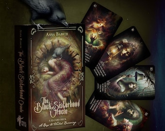 The Black Sisterhood Oracle Deck – Dark Folk Witchcraft Cards for Shadow Work & Intuitive Guidance