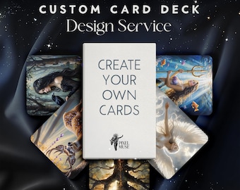 Custom Card Deck Art Service - Oracle, Tarot, Spiritual, Affirmation & More. Create Your Own Cards