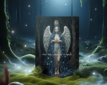 Creature of Magic Angel Card - Mystical Woodland Gift