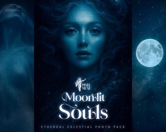 Moonlit Souls. Ethereal Celestial Photos | mystical women, cosmic, dreamy portraits, oracle, moon goddess, magic, sacred feminine, fantasy