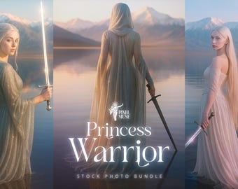 Princess Warrior. Stock Photo | Fantasy, Woman Art, Mystic, Avalon, Priestess, Oracle Deck, Tarot, Magic, Mythic Photography