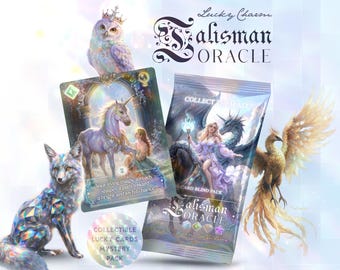 Talisman Oracle 10-Card Blind Pack. Lucky Charm Oracle Cards. Mystery Box