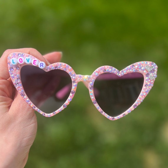 Taylor Swift x Stoney Clover Pop Up Heart Shaped Lover Sunglasses | Taylor  swift, Heart shapes, Beaded sunglasses