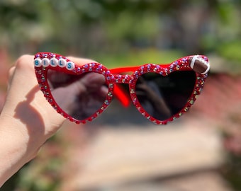 Buffalo Bills Sunglasses, Bills Gear, Bedazzled Sunglasses, Buffalo Fan Gear, Football Gift Idea, Bills Fan