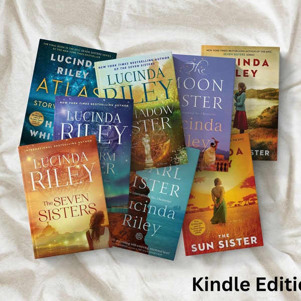 The Seven Sisters van Lucinda Riley (alle series van 1 tot 8) Engelse editie (digitaal)