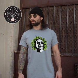 Ghostly Beetle juice Unisex Jersey Short Sleeve Tee | Ghost with the Most Shirt | Halloween Gift
