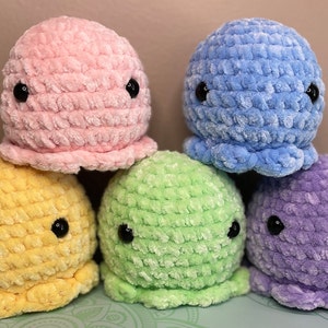 Gehaakte baby-octopusknuffel | Gehaakt knuffeldier