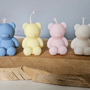 Mini Bär Kerze l Bär l Kerze l Rapswachs l Vegan l Geschenk