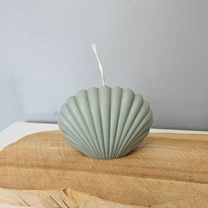 Große Muschelkerze l Muschelkerze l Kerze l Rapswachs l Vegan l Geschenk