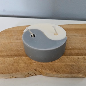 Yin Yang Kerze l Yin&Yang l Kerze l Rapswachs l Vegan l Geschenk