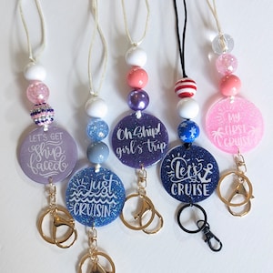 Cordões de cruzeiro divertidos, perfeitos para cruzeiros em família e viagens entre amigas!