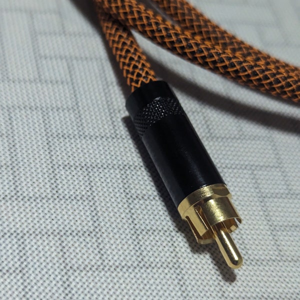 Câble coaxial numérique S/PDIF 75 ohms Mogami W2964 - fabriqué sur commande - personnalisé
