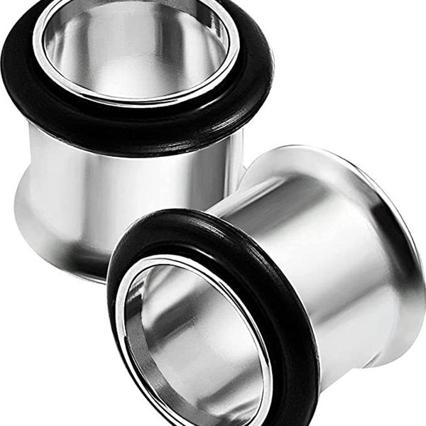 Surgical Steel 8 Gauge Tunnels Etsy