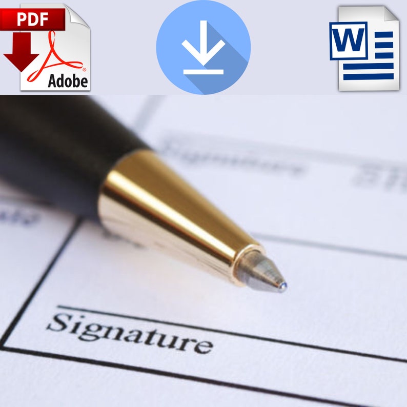 Fence Line Agreement Download Editable Printable Legal Form - Etsy