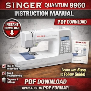 Singer Quantum 9960 Instruction Manual (PDF Download)