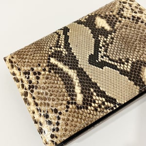 Vintage Snake Skin Clutch Purse