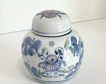 Small Polychrome Ginger Jar