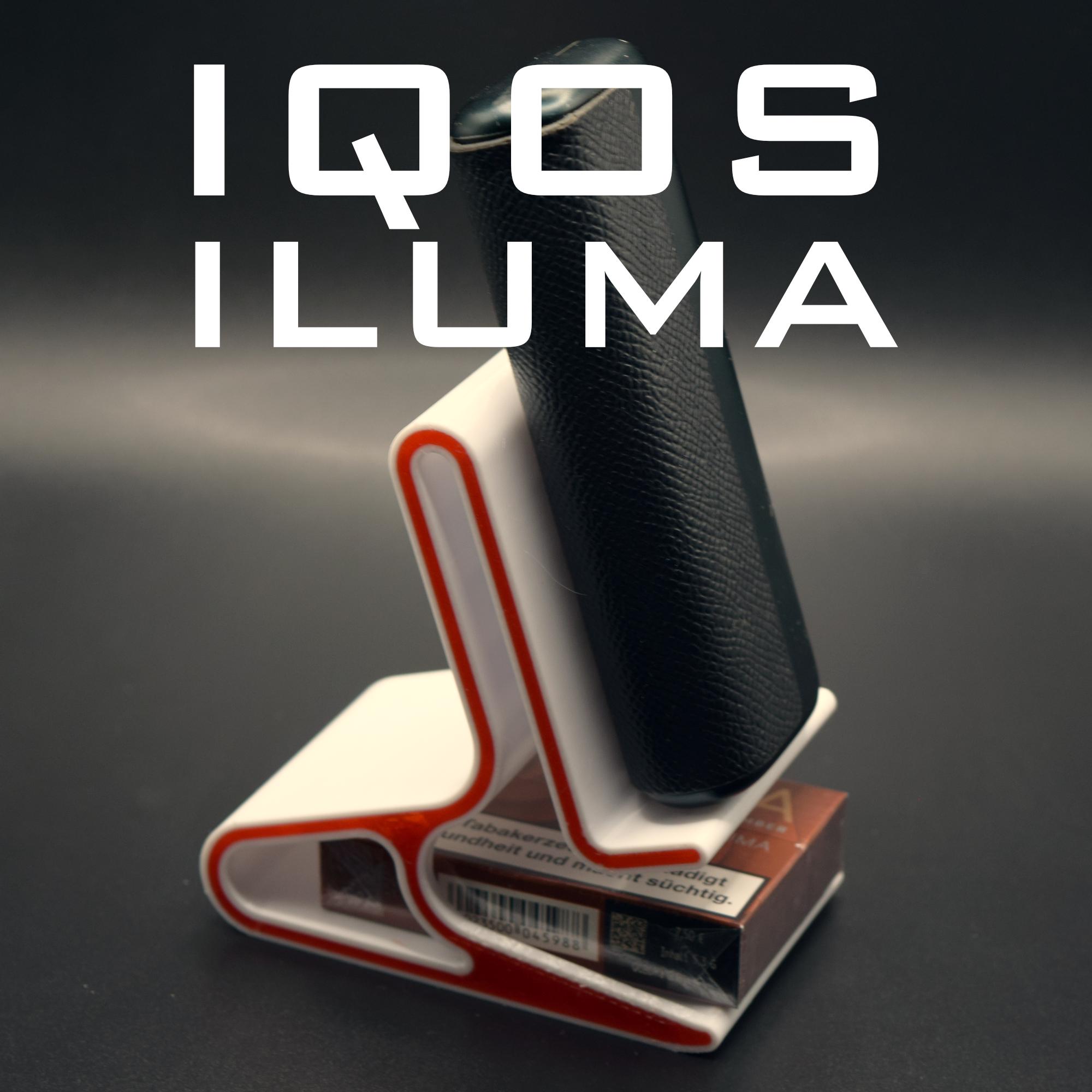 3d-printed IQOS Iluma Table Stand – Desk Mount & Organizer for E
