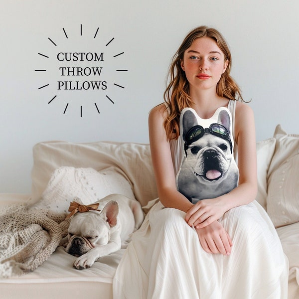 Shaped Dog Pillow, 3D Custom Pet Pillow, Dog Throw Pillow, Pet Pass Away Gift, Personalized Pet Cushion, Pet Memorial Gifts