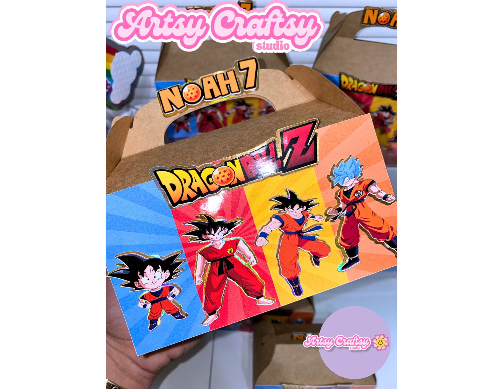 GABLE BOX Dragon Ball Z Party Favor - Etsy