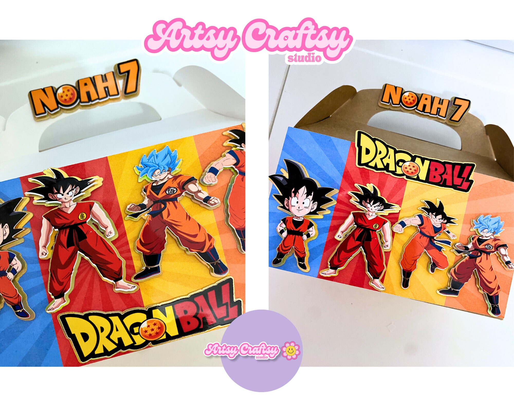 Goku Vegeta Louis Vuitton Supreme Nike Dragon Ball Edible Cake Toppers –  Ediblecakeimage