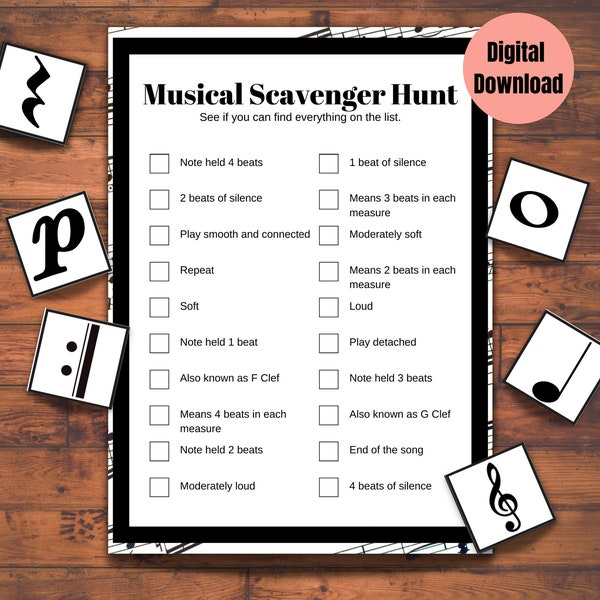 Buy Musical Chair Scavenger Hunt Online In India Etsy India