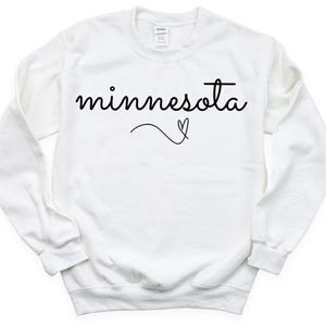Minnesota with Heart PNG File: State Pride Digital Download
