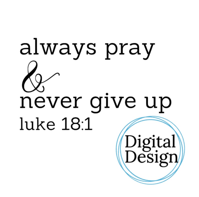 Always Pray PNG File, Digital Download, Always Pray Digital Download - Etsy