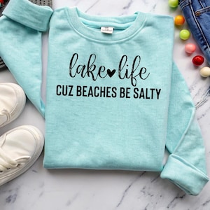 Lake Life Beach Sublimation Design: Coastal PNG Digital Download