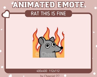 Emote de Rato Animado "Isso é Bom" | Twitch | Discord | Meme Rato Cinza