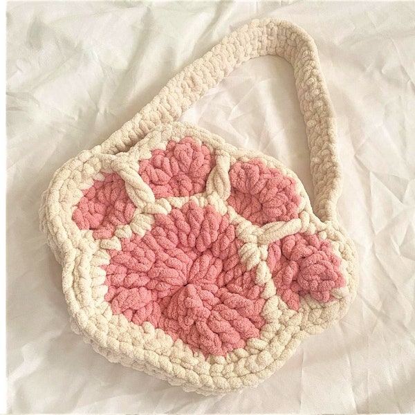 Crochet handmade shoulder bag, Cat paws bag, beautiful cute Kitten legs bag, cute gift for girl woman, mother day gift