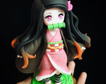 Demon slayer clay figure, Demon slayer plushies, Kimetsu no yaiba doll figurines, Infinity castle doll, Halloween decoration