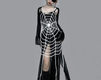 Crochet Spiderweb Top, Beach Crochet Spider Top, Spider Web Knitted Top, Mesh Top, Halloween costume, Halloween decoration decor