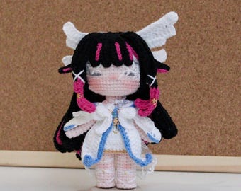 Columbina Hyposelenia doll, Genshin impact doll, Genshin plush Moon Maiden doll, Columbina plushies,gamer gift, Halloween decoration