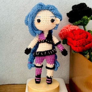 arcrane doll, LOL plush doll, Jĩn & Vi plushies, gamer gift, Christmas gift, black friday sale off, cyber monday