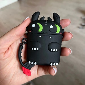 Toothless How to Train Your Dragon Airpods 1/2/pro/3rd case, Cute Airpods Cases, Earphone Case, Cartoon Airpods case, 3D Airpods case