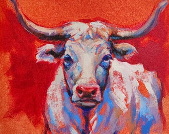 Texas Longhorn | Original oil painting