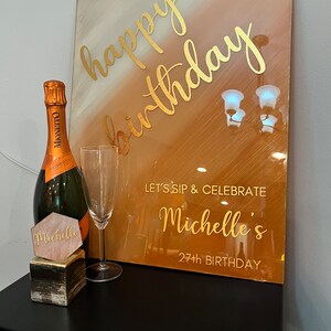 Customizable Acrylic Sign