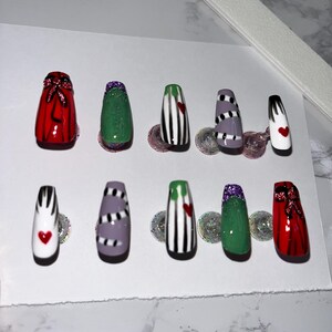 Beetlejuice Nails