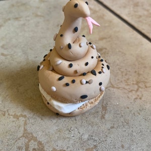 Polymer Clay Tout Bagel Serpent