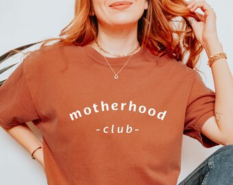 Motherhood Club T-shirt, Motherhood Shirt, Mom Shirt Vintage Tshirt