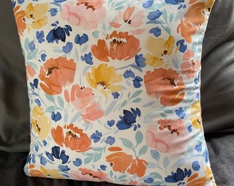 Funda de almohada floral