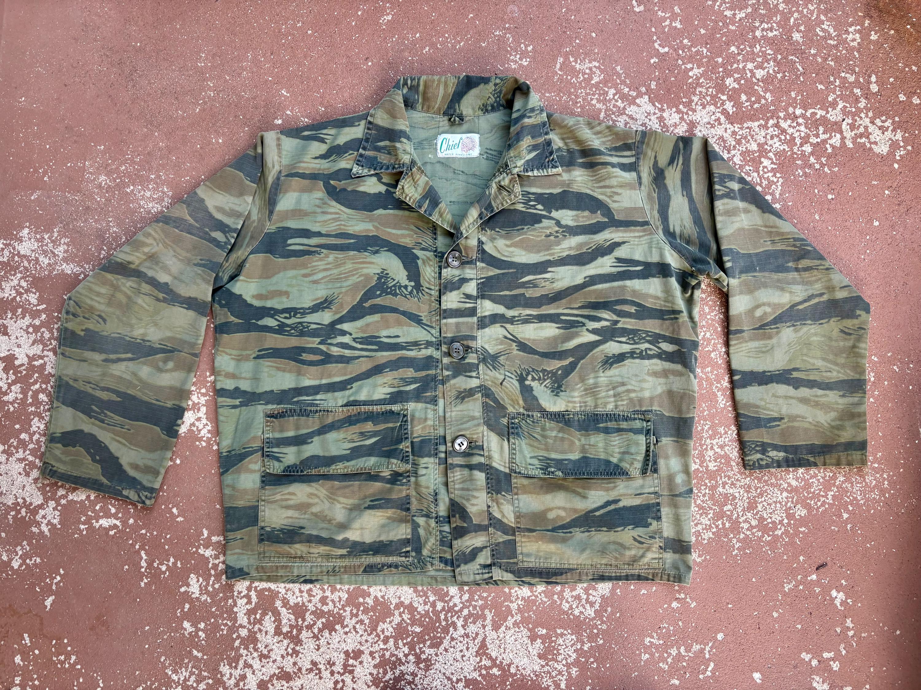 60s Vietnam Tiger Stripe Jacket - Etsy
