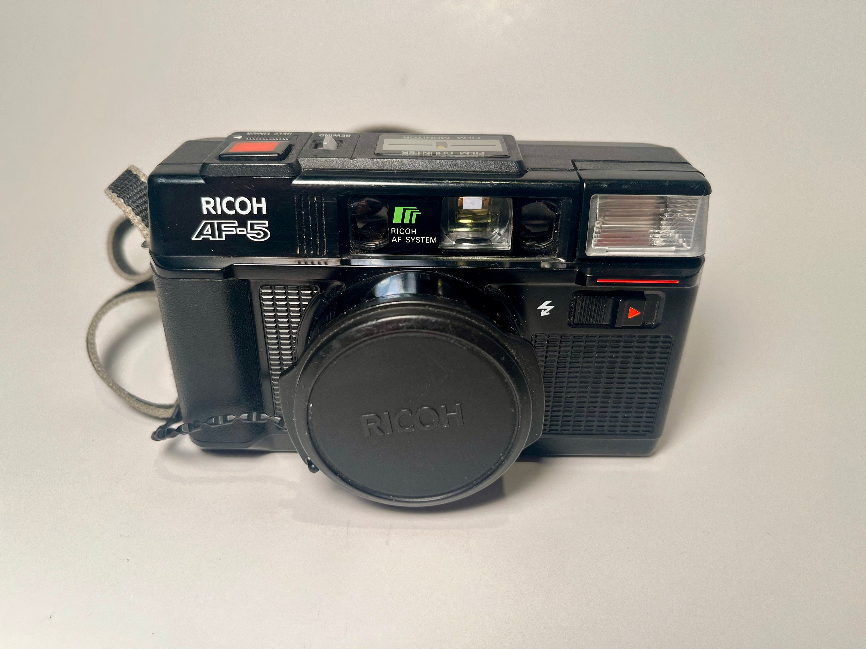 1980s Ricoh AF5 Autofocus 35mm Film Camera Point and Shoot Etsy