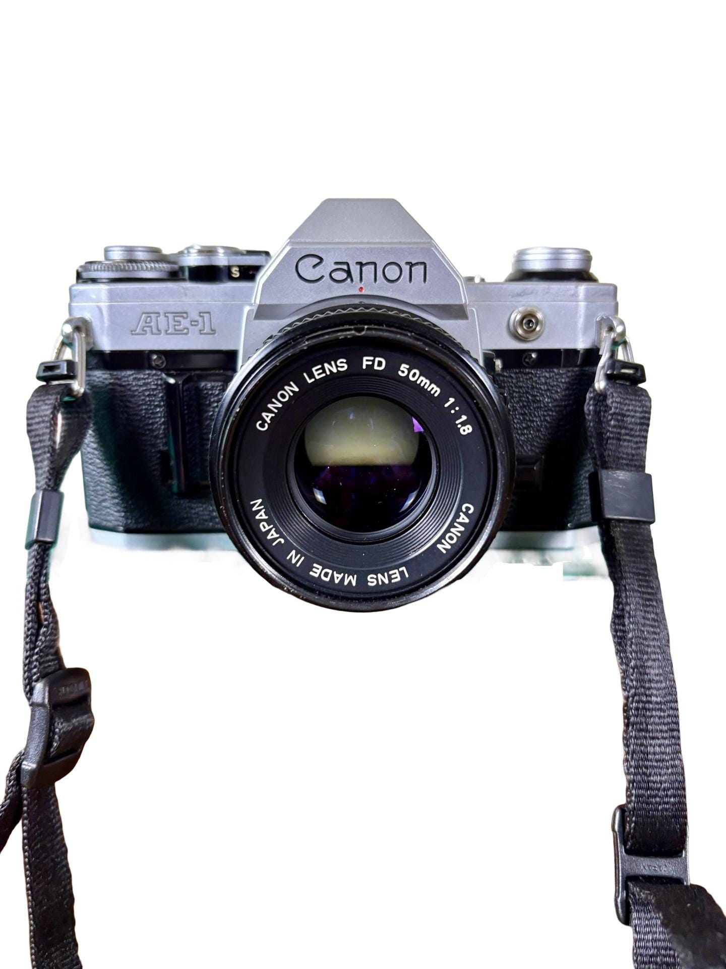 ヴィンテージ Canon AE-1 35 mm フィルムカメラ、50 mm Canon 1:1.8