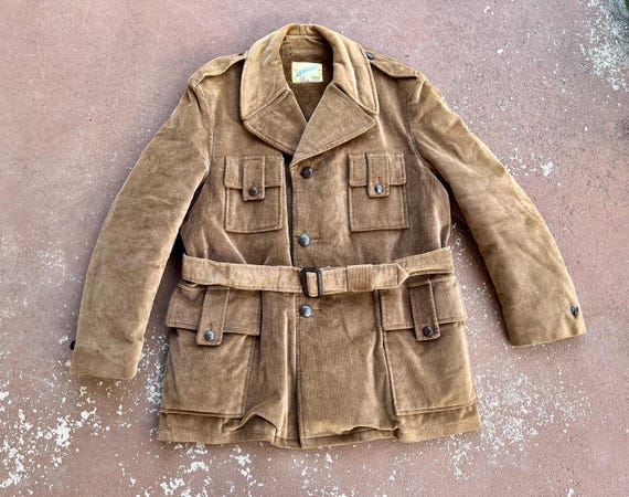 Vintage corduroy safari jacket - Gem Vintage corduroy safari jacket - Gem