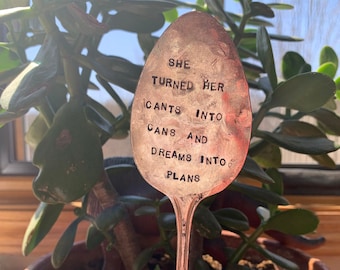 Stamped Garden Spoons